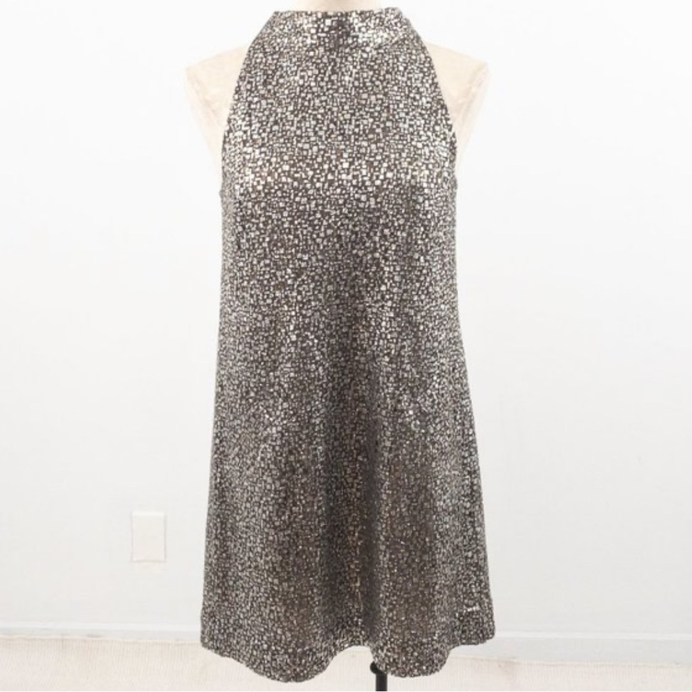 Adam Lippes Metallic Shift Dress